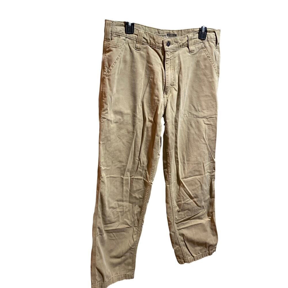 Khaki Carhartt Cargo Relaxed Fit 34x34